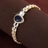Exquisite French Zircon Water Drop Bracelet for Women - Versatile Pure Copper Jewelry with Fine Workmanship.