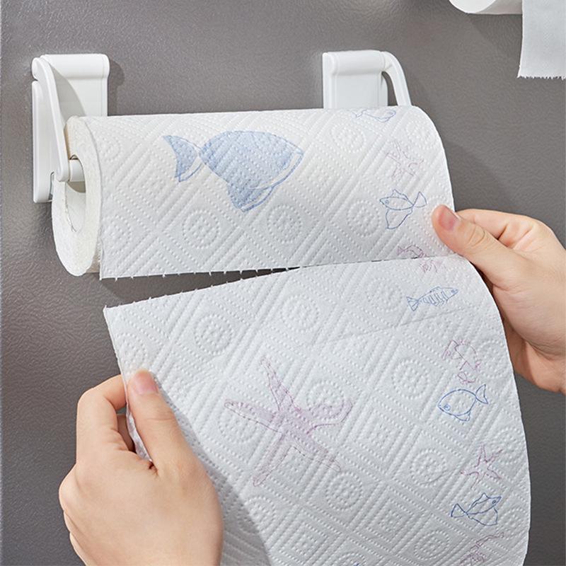 Adjustable Magnetic Paper Towel Holder Stand, Detachable for Kitchen - Japan KM.1031