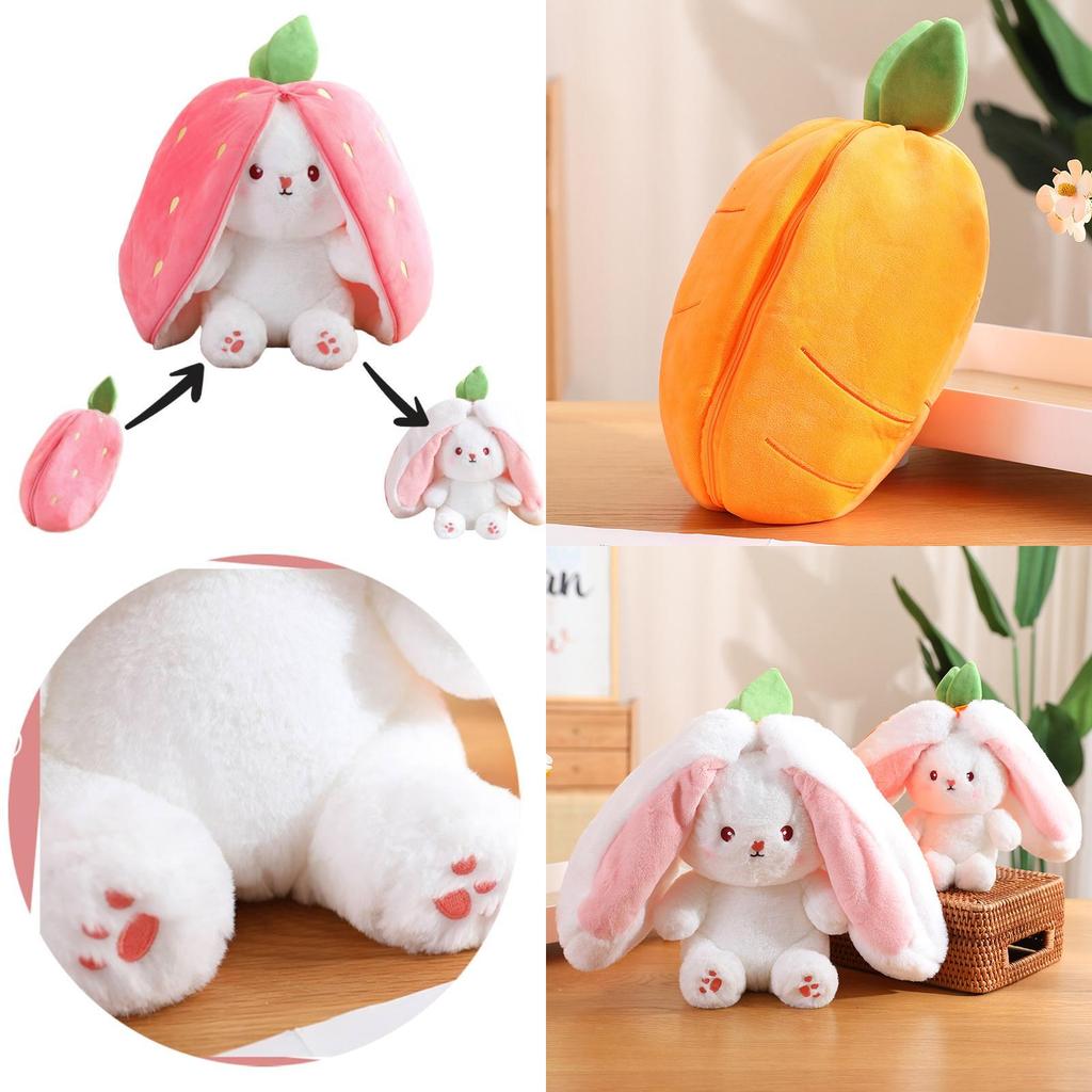 Cute Soft Stuffed Animal Fruit Bunny For Kids