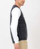 T-Shirt.ST Padded Inner Vest, Solid Color, Side Pockets, Black, Men's and Women's, Size 3L