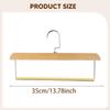 Pants Hanger Flocked Anti Slip Clothes Storage Rack for Clothing Store Closet