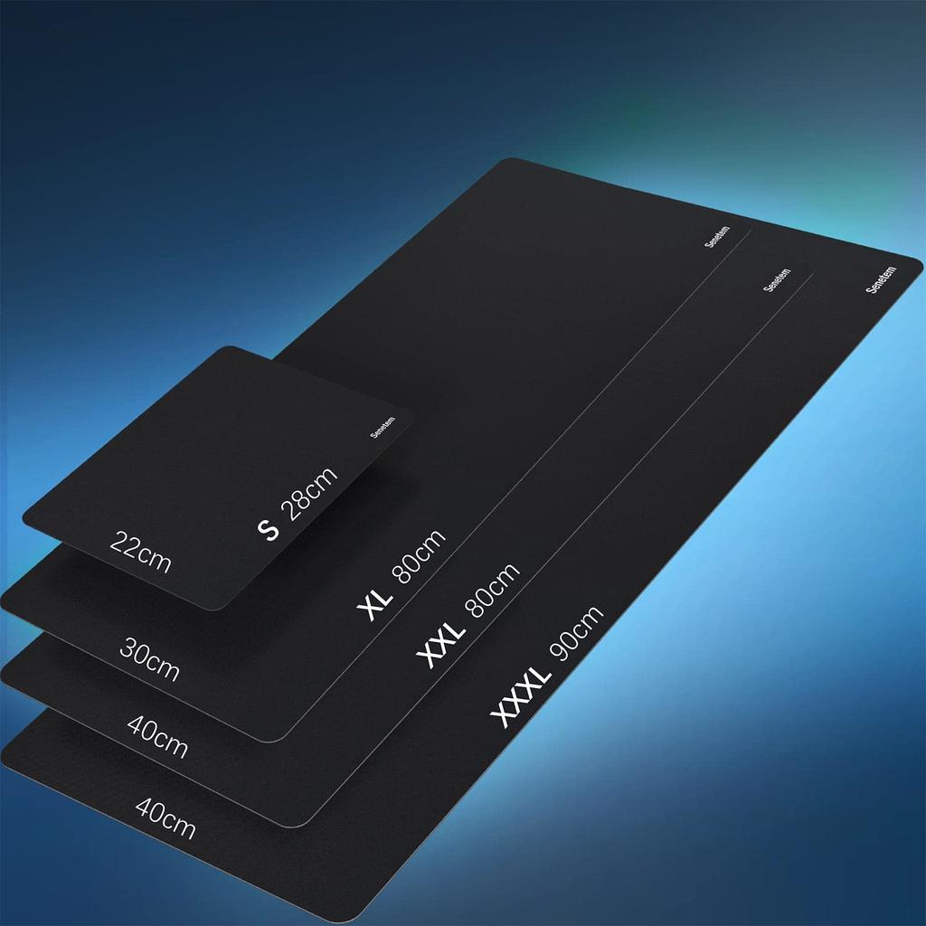 Senetem Mouse Pad Thin Gaming Mouse Pad Small 280 x 220 x 2mm Compatible with Laser Optical Mouse Anti-Slip & S(2822cm)