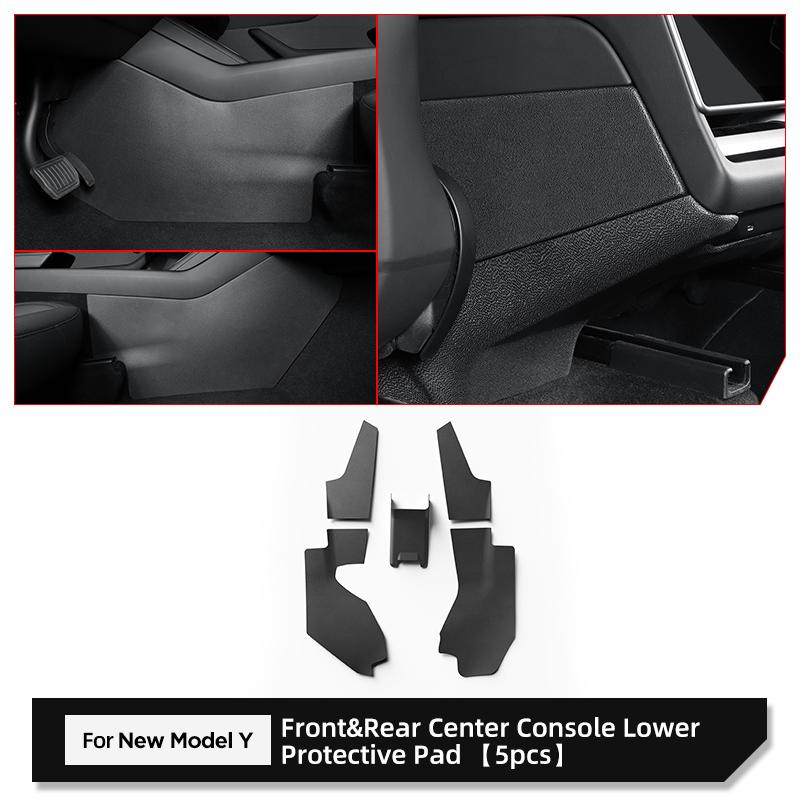 For Tesla Model Y Launch 2025 Juniper Anti-dirt Protective Pad Central Control Side Anti Kick Pad TPE Car Interior Accessories