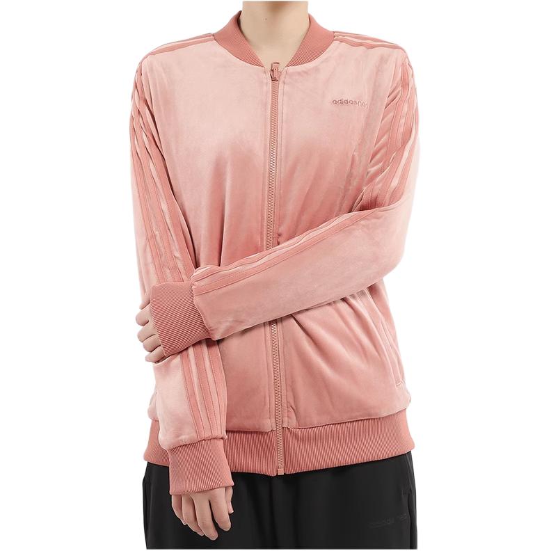 adidas Neo Einfarbig Stehkragen Jacke Damenjacken Tiefrosa FK9941