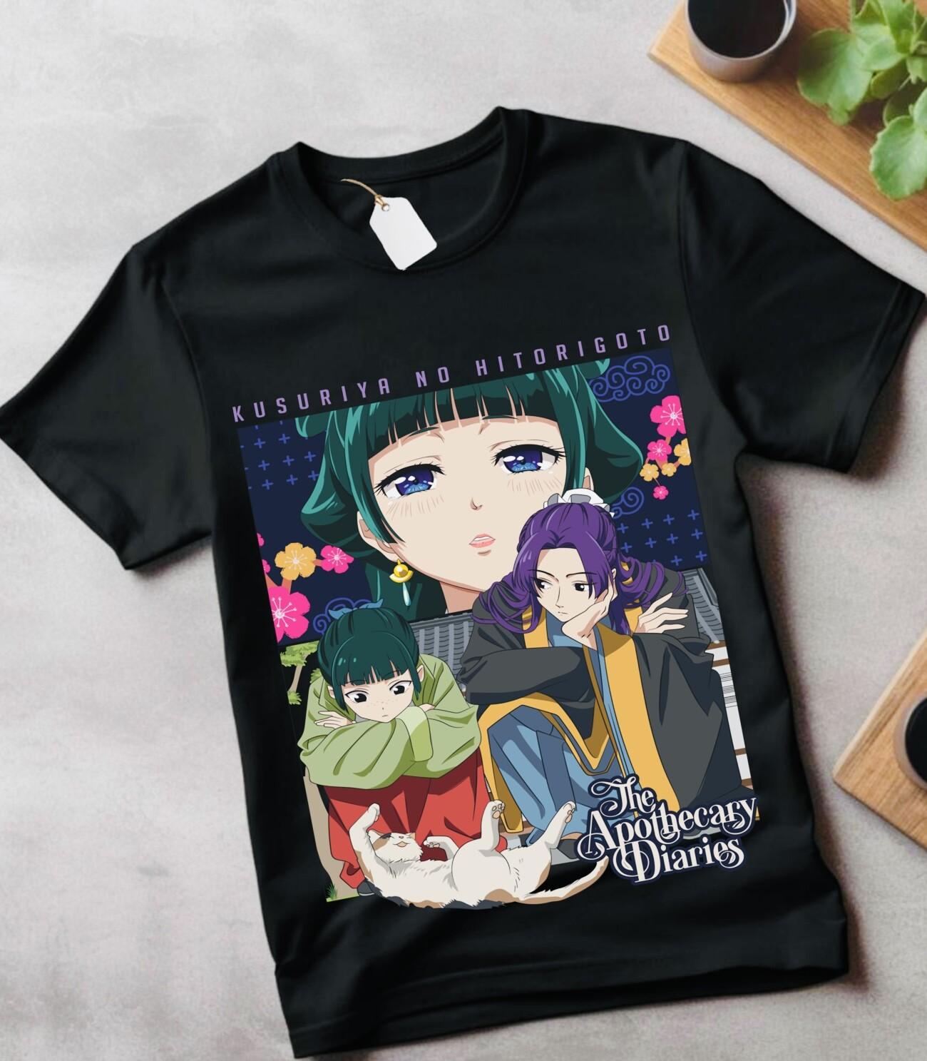 

kusuriya no hitorigoto maomao T-Shirt Mens Womens Tees Top Kawaii Short Sleeve Waifu Girl GifT Shirt Mens Womens Tees Top S