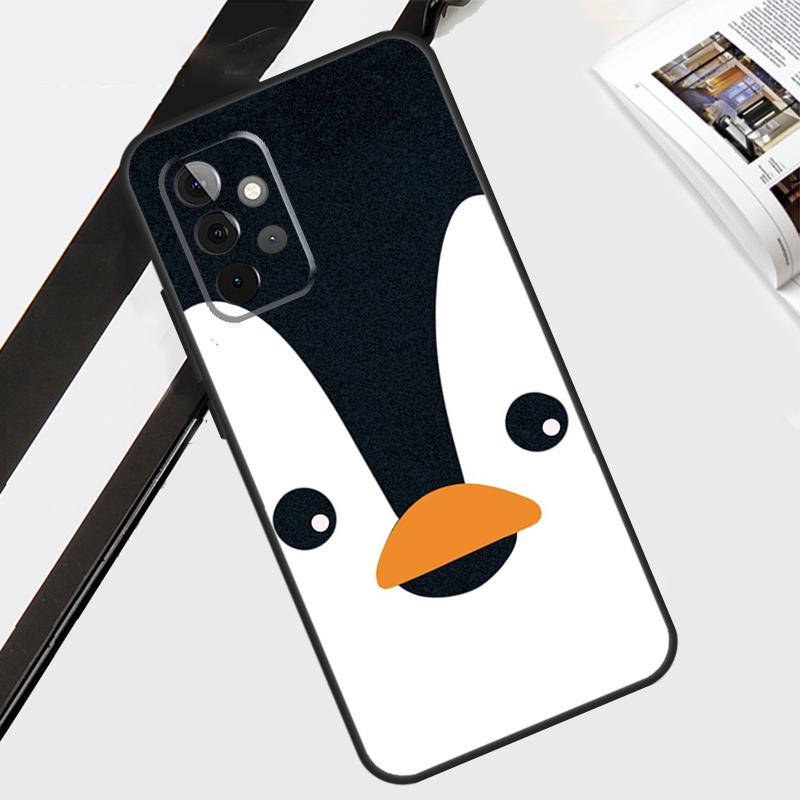 Penguin Case For Samsung Galaxy A55 A35 A15 A56 A36 A26 A16 A06 A54 A34 A14 A12 A22 A32 A52 A13 A53
