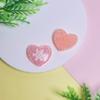 Hot Selling 100Pcs/Bag Transparent Love Heart Flatback Resin Cabochons Beads Sweet Heart Charms for Valentine's Day Party Decor