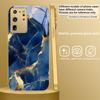 Marble Texture Map For Samsung Galaxy S26 S20 FE S21 S22 S23 Plus S24 Ultra S25 Ultra S21 S25+ S22FE Golden Glass Phone Case
