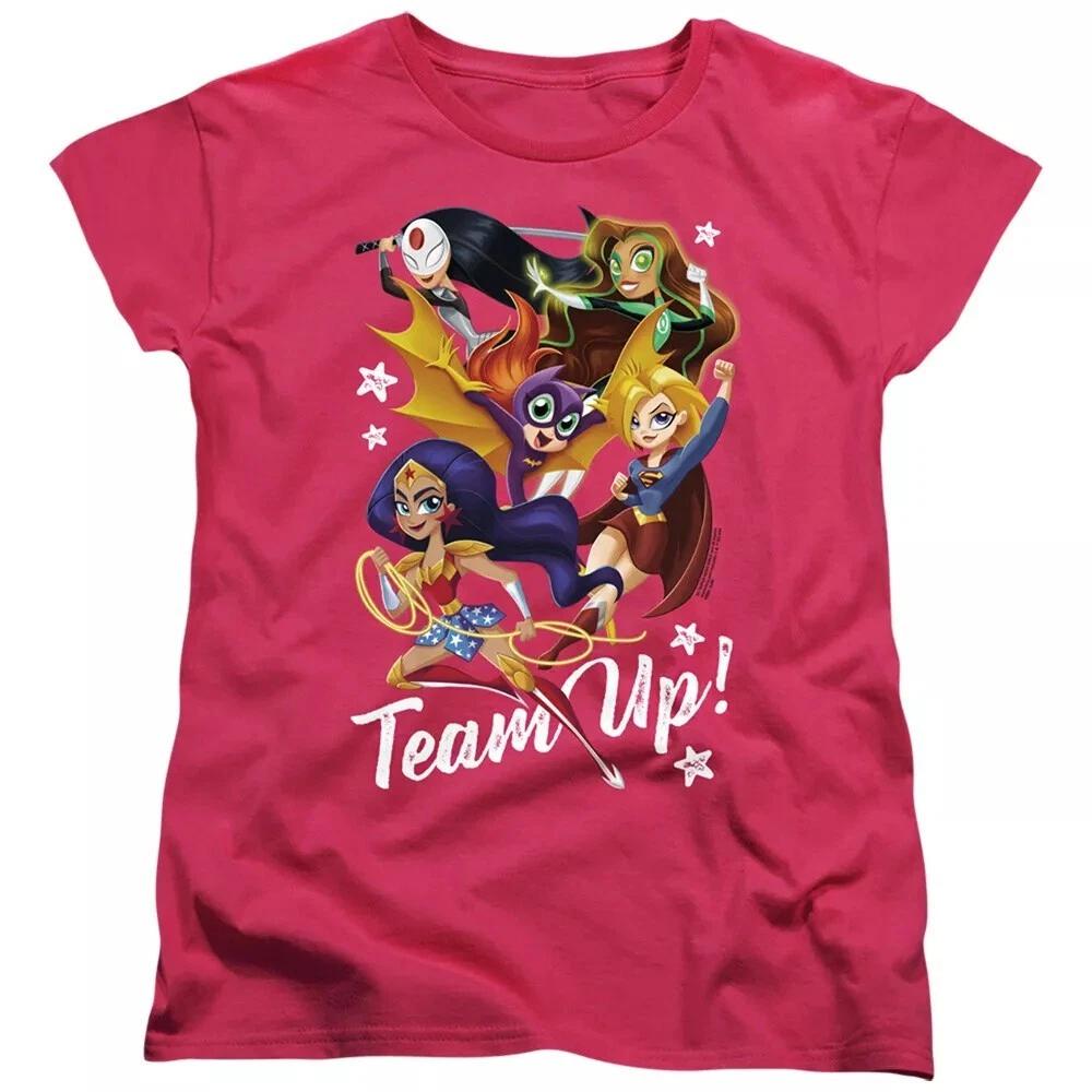 DC Super Hero Girls  Team Up  Women s T-Shirt 2XL
