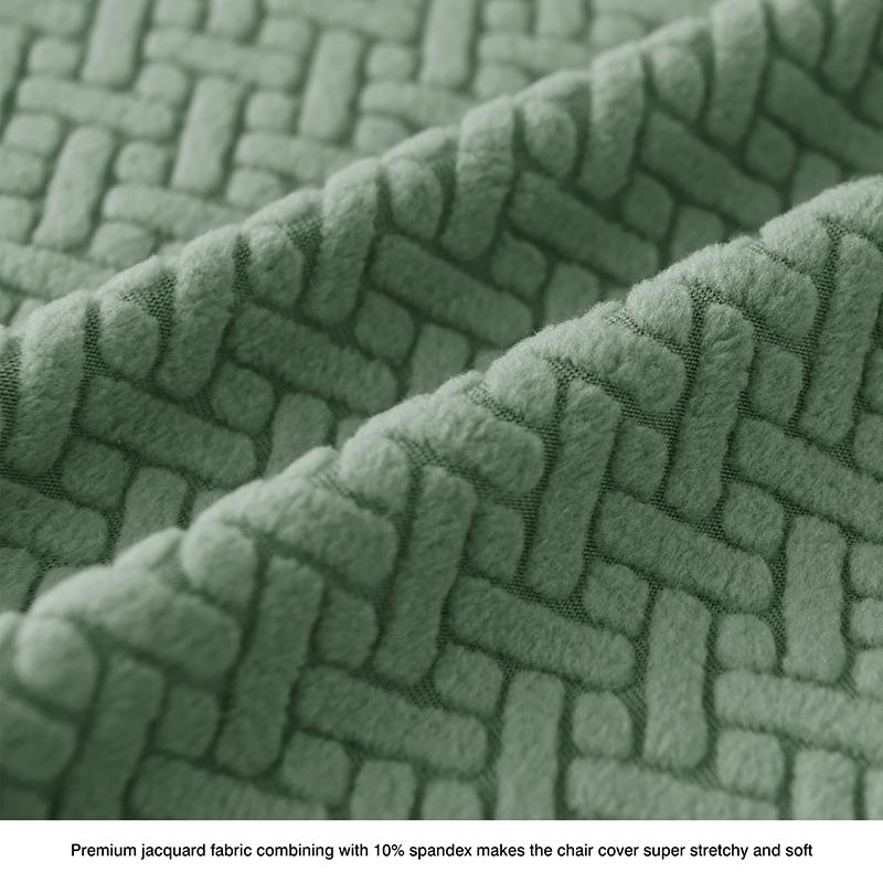 New T -Jacquard Chair Cover Elastic Solid Color Chair Covers For Dining Room Hotel Use Home Ornamental Washable Design Anti -Dirty Seat Protectors