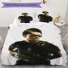 The Weeknd Pattern Bedding Uilt Set Uilt Cover Pillowcase Home Decoration Birthday Gift (1 * Duvet Cover + 2 * Pillowcase Without Core)