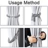 Magnetické úchyty na závěsy 20 palců Moderní jednoduchost Závěsné šňůry s silným magnetem pro domácí a kancelářské okenní dekorace