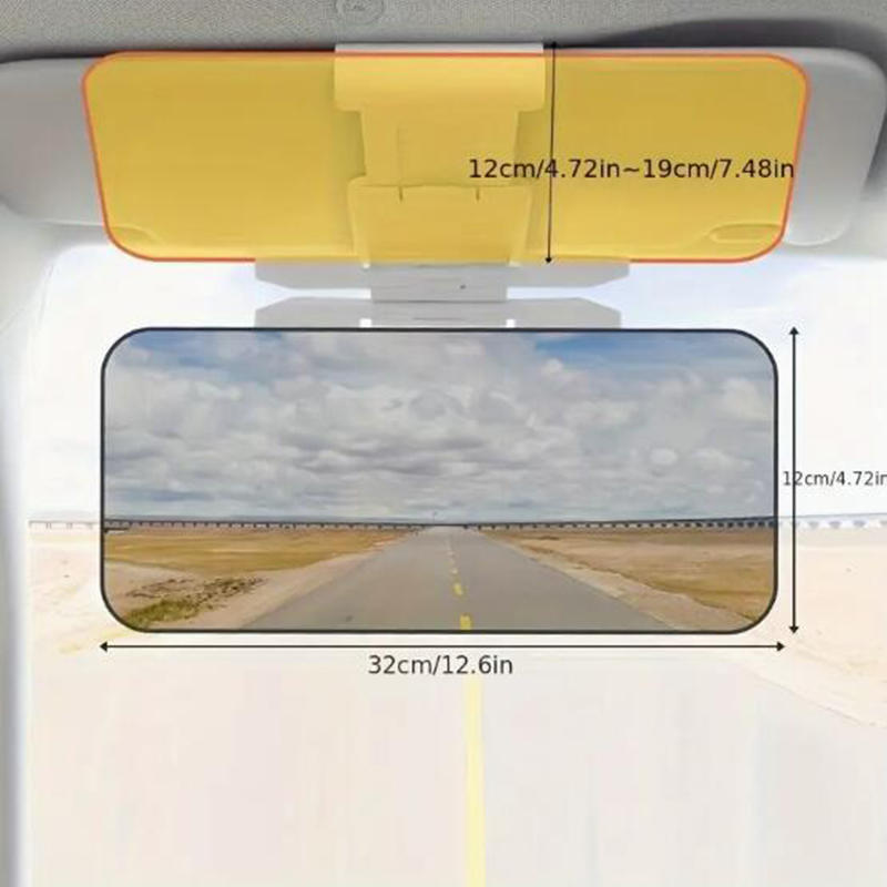Universal Polycarbonate Car Sun Visor with Anti-UV Polarized Lens for SUVs and Trucks