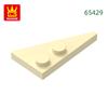 Non-Toxic 196Pcs/Lot 65429 2X4 Wedge Plate Left Pointed Building Blocks Moc Accessories Compatible With Brick Diy Spare Parts To