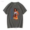 Retro Blumchen Jasmin Wagner Signed T Shirt Classic White long sleeves vintage Washed Versatile Breathable Casual