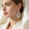European and American Irregular Water Drop Earrings, Foreign Trade Light Luxury Style Earrings, Niche High-end Earrings for Women