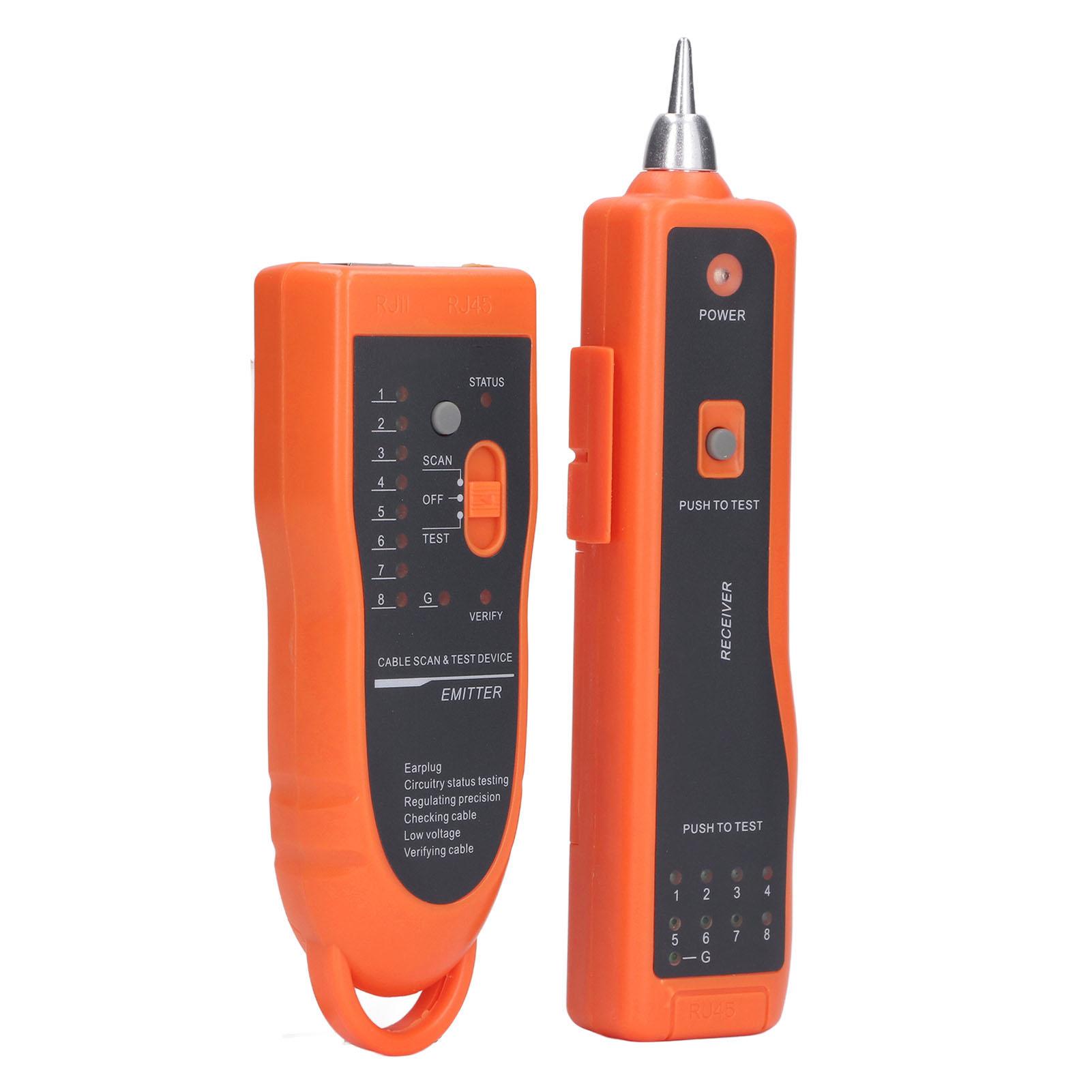 

Проводной искатель с наушниками Многофункциональный сетевой локатор RJ11 RJ45 Тестер телефонного кабеля