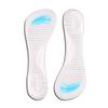Women's Gel Massage Insoles: Two-Color, Three-Quarter Length, Thickened, Anti-Abrasion, Transparent Arch Support for High Heels.