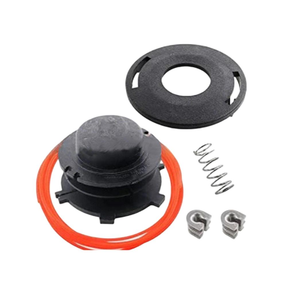 Lawn Mower 25-2 Trimmer Head Replacement Kit With Spool, Fasteners And Spring For Easy Install String Trimmer Tools Accessory