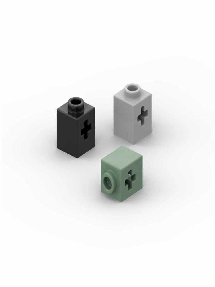 

20PCS MOC Parts 73230 High-tech Brick 1x1 con asse foro compatibile mattoni fai da te Assmble blocchi da costruzione particella