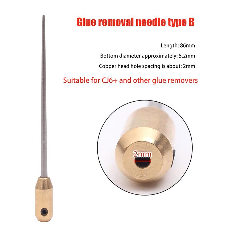 

[TL][Y]Glue Remover Thick Needle Accessories Glue Remover Tapered Steel Needle Steel Needle