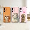C-Cute P-Pet Phone Case For Samsung S25,24,21,22,23,30,Ultra,20,Plus,Fe,Lite,Note Soft Black Cover