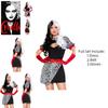 101 Dalmatiner Cosplay-Kostüm für Damen – Sexy Schurkenkleid für Halloween