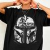 Vintage Mandalorian Helmet & Grogu Shirt - Mandalorian and Grogu Movie Shirt,Star Wars Tshirt,Grogu Sweatshirt