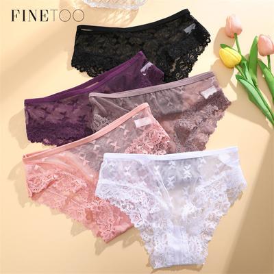Naadloze kanten slip voor dames Zachte lingerie en ademende lingerie Comfortabel ondergoed