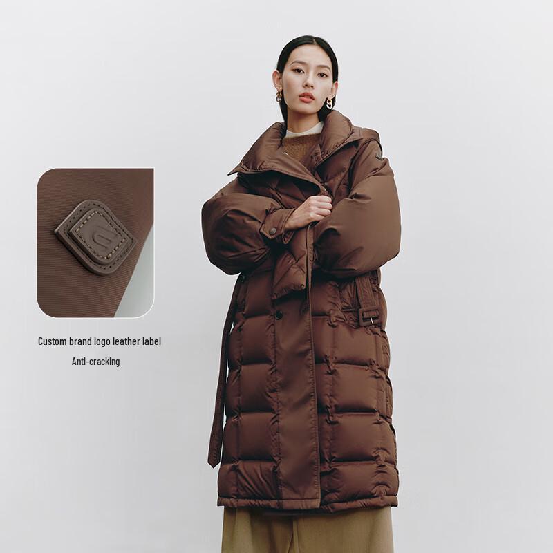 Ailolaiyi Women's Goose Down Winter Jacket with Detachable Scarf Hood