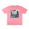 Europe America Fashion Brand Anime High Street Dark Retro Print Short Original Night Style Loose T-shirt Half Sleeve Men Women