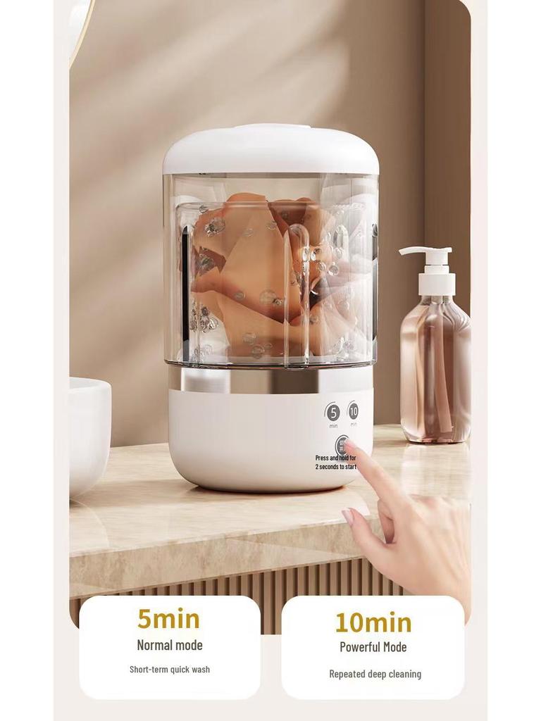 Bärbar Mini Tvättmaskin för Underkläder & Strumpor - Trådlös & Helt Automatisk