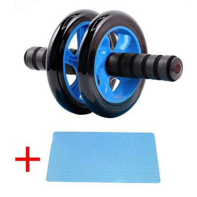 Geräuschloses Bauchrad Rutschfeste Rolle mit Kniematte für Gym Muskelaufbau Übungsreifenmuster Fitnessgerät