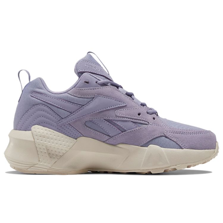 Reebok Aztrek Comfortable Fabric Synthetic Leather Low Top Running Shoes Women Sneaker Lavender EF7628