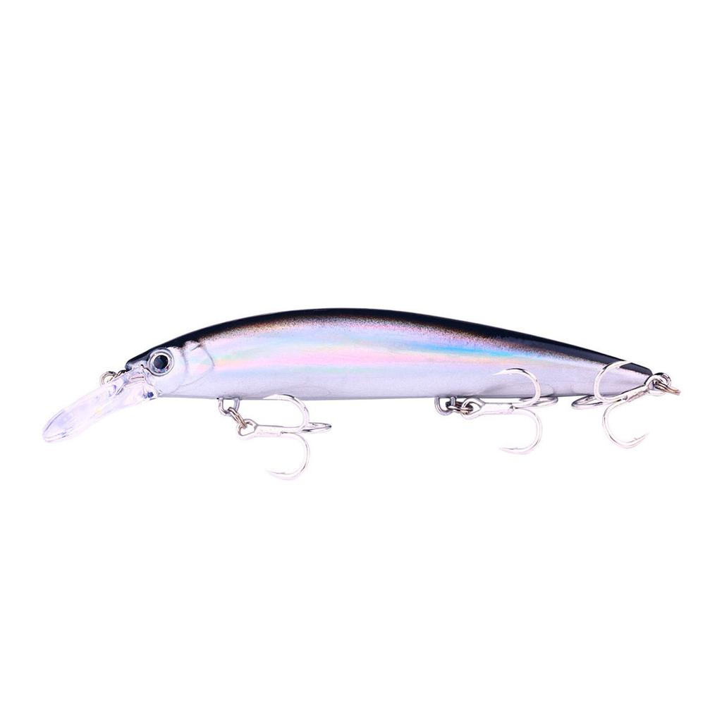 Hard Lure Minnow 13cm-36g Sinking Minnow Hard Bait Fishing Lures Minnow with Treble Hook
