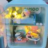 Rectangle Box Storage Box Japanese Q Version Anime Figure Model Toy Doll Collection Display Stand Organizer Case for Dimoo Home