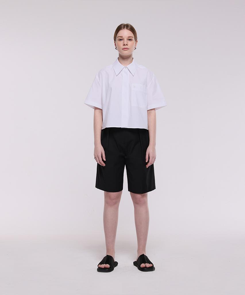 Kankeu Hidden Band Bermuda Shorts - Black