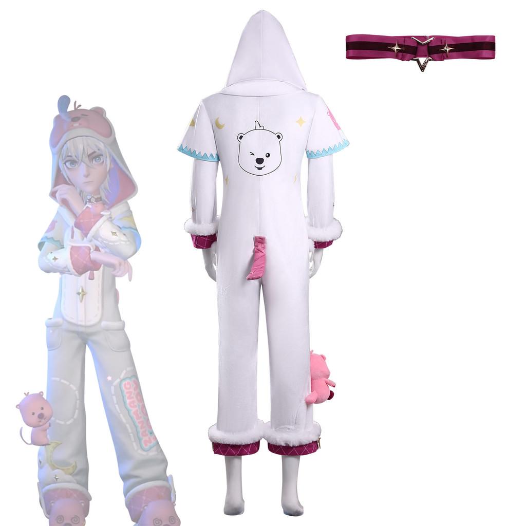 Supernatural Action Team Allen Cosplay Costume With Faux Fur For Anime Conventions