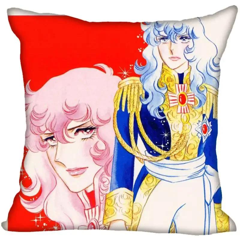 Anime The Rose of Versailles Pillow Cover Bedroom Home Office Decorative Pillowcase Square Zipper Pillow Cases Eco-Friendly 0406