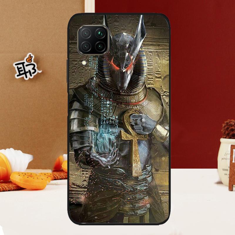 Egypt Nefertiti Anubis Ankh For Huawei Nova Y91 Y61 Y60 Y70 Y72 Y73 Y90 12i 11i 3i 7i 8i 9 10 SE P20 P40 P30 Lite Case