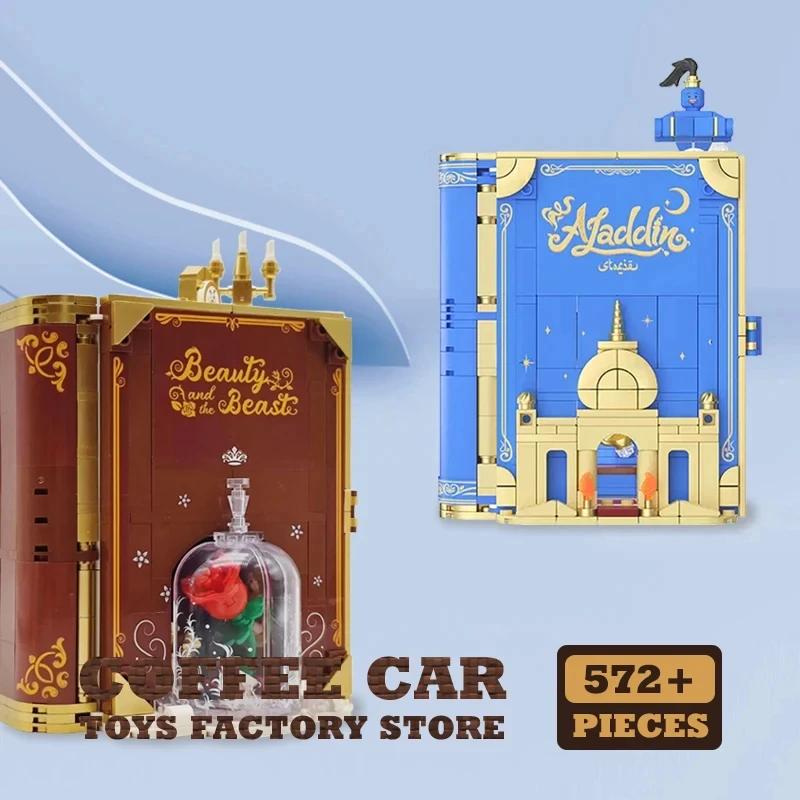 Dream Princess 3D Storybook Building Blocks Books Anime Film MOC Bricks Toys Cute Fairy TalesModel Children Girl Birthday Gifts