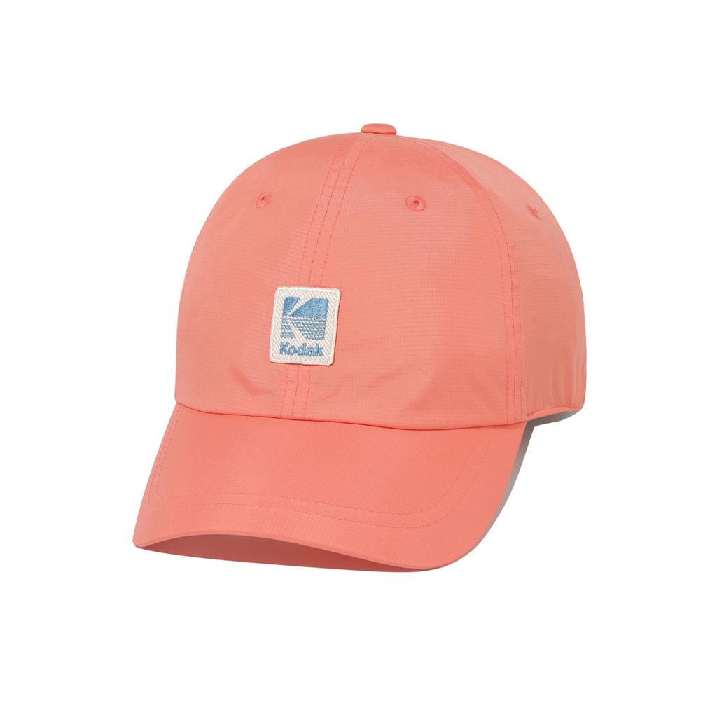KODAK Relax Fit Blue Logo Ball Cap Orange