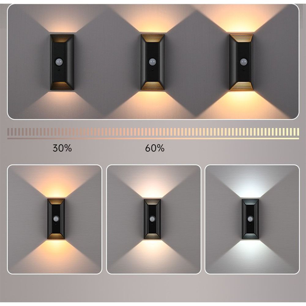 Rechargeable Sensor Wall Lights Wireless Remote Control Magnetic Wall Lamp Magnetic Suction Intelligent LED Induction Lights