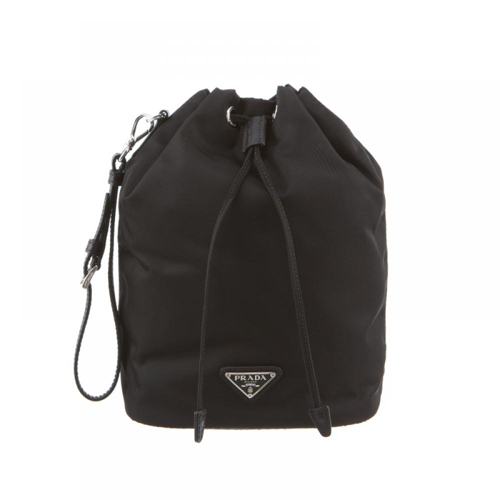 Prada Re Nylon Dreieck Logo Eimerbeutel Tasche 1ns369 R067 F0002