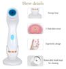 2 In 1 Vibration Face Pack Cleansing Brush Waterproof Silicone Cleansing Facial Cleaning Wash Brush