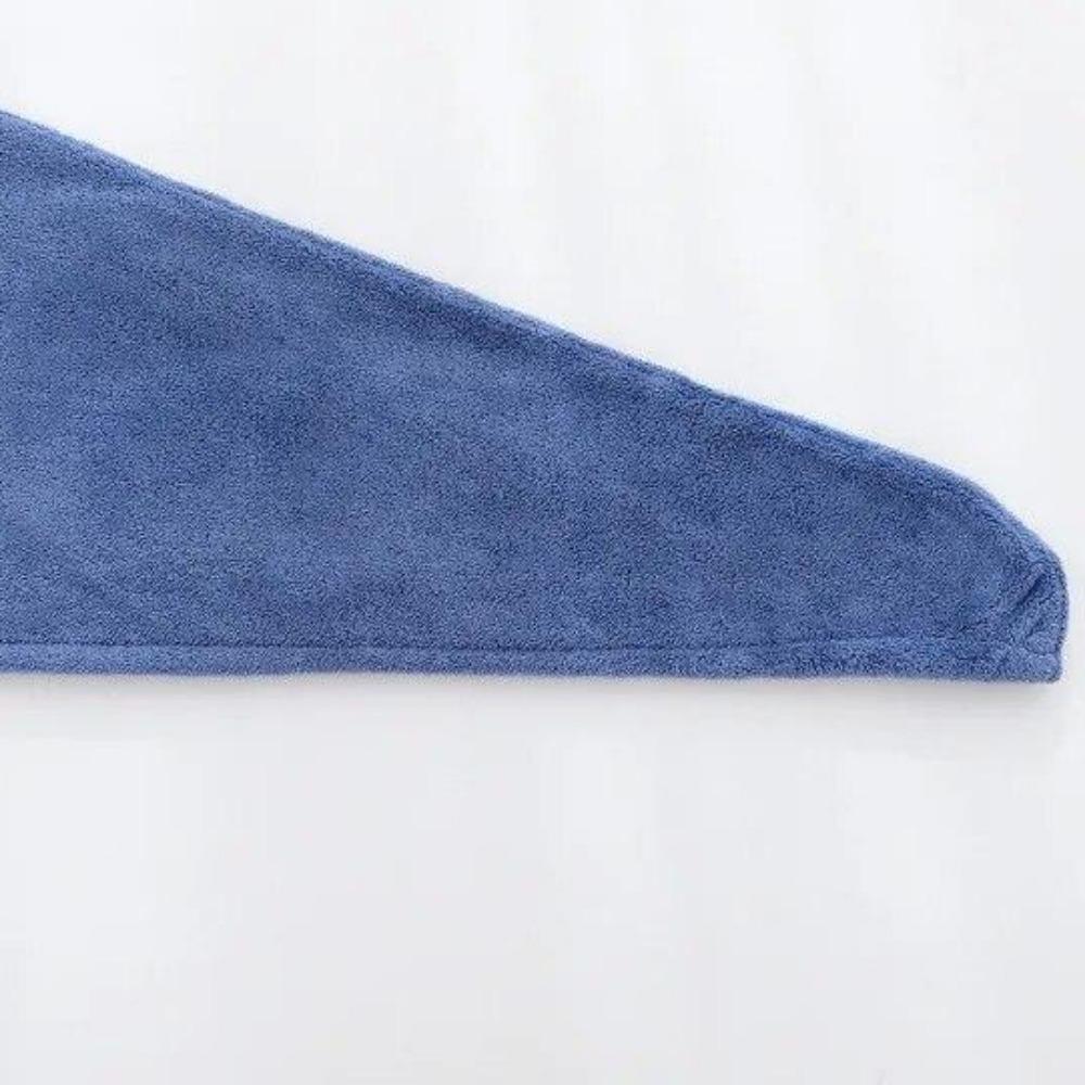 

1 шт., волшебная шапочка для душа из микрофибры для женщин и девочек, полотенце, банные шапки для женщин, шапочка для сухих волос, быстросохнущая мягкая шапочка для женщин, тюрбан на голову 25*65cm темно-синий