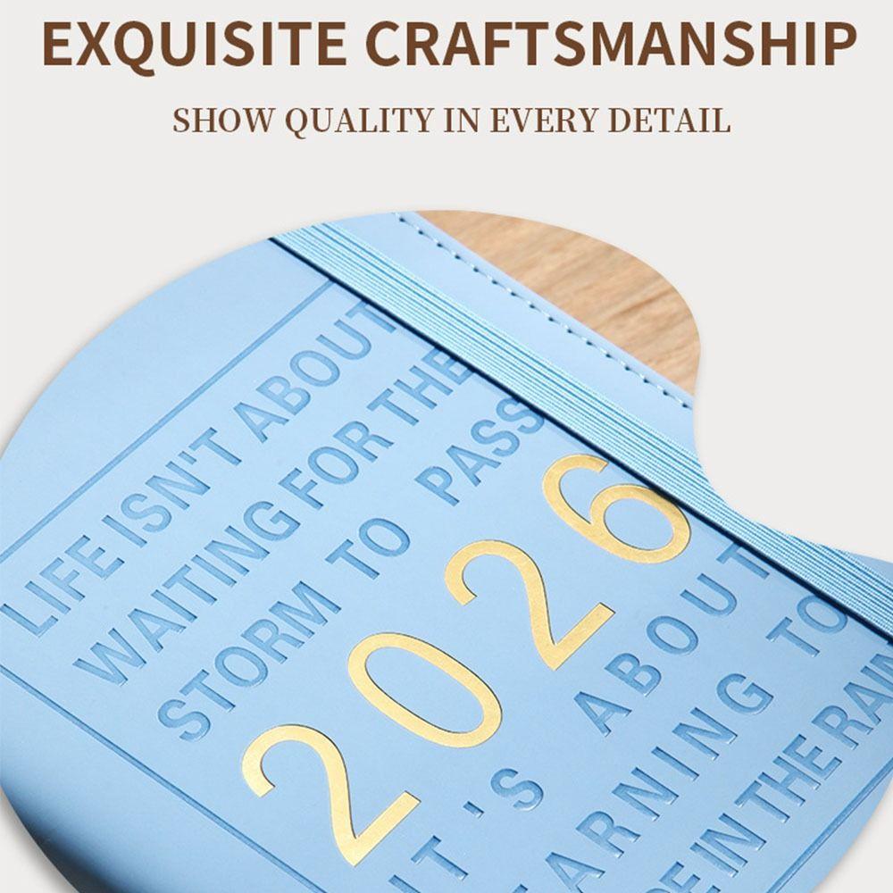 English 2026 Schedule Book A5 Diary Weekly Planner Multifunctional Notebook  School Office Supplies