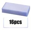 16pcs Transparent PVC Currency Sleeves, Clear Banknote Money Holders, Ideal Organizer for Paper Money, Bills, Bank Notes, XJM