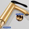 Modern Basin Faucet Chrome Brass Bathroom Mixer Faucet Black Washbasin Faucet Single Handle Single Hole Wash Sink Water Tap