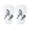 Loogdeel 1Pair Adult Children Soccer Shin Pad Football Training Leg Protective Board Anti Slip Sports Mini Shin Legging Supports